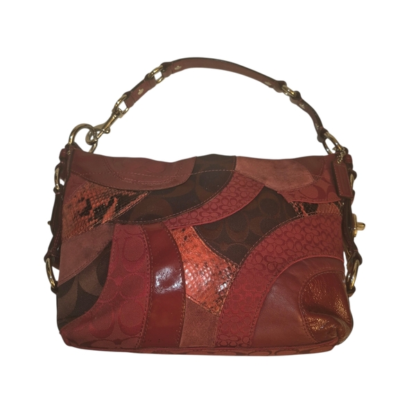 Coach Handbags - Coach Carly Patchwork Hobo shoulder bag.